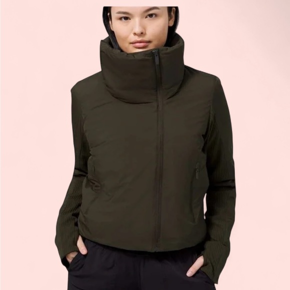 lululemon athletica Jackets & Blazers - Lululemon Athletica Olive Sleek City Jacket